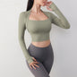 Yoga Crop Top with Chest Pad for Training - My Store