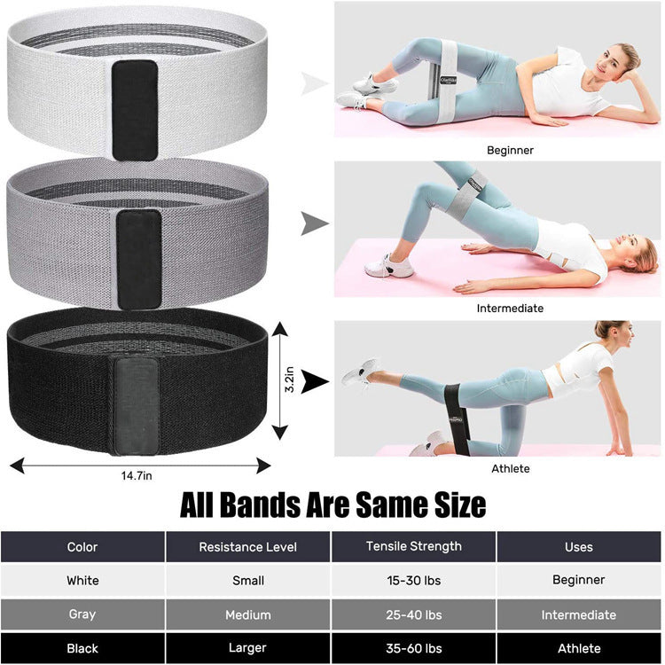 Hip Resistance Band - Fitness Elastic Ring - My Store