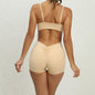 Air Yoga Set with Backless Bra and Shorts - My Store