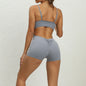 Air Yoga Set with Backless Bra and Shorts - My Store